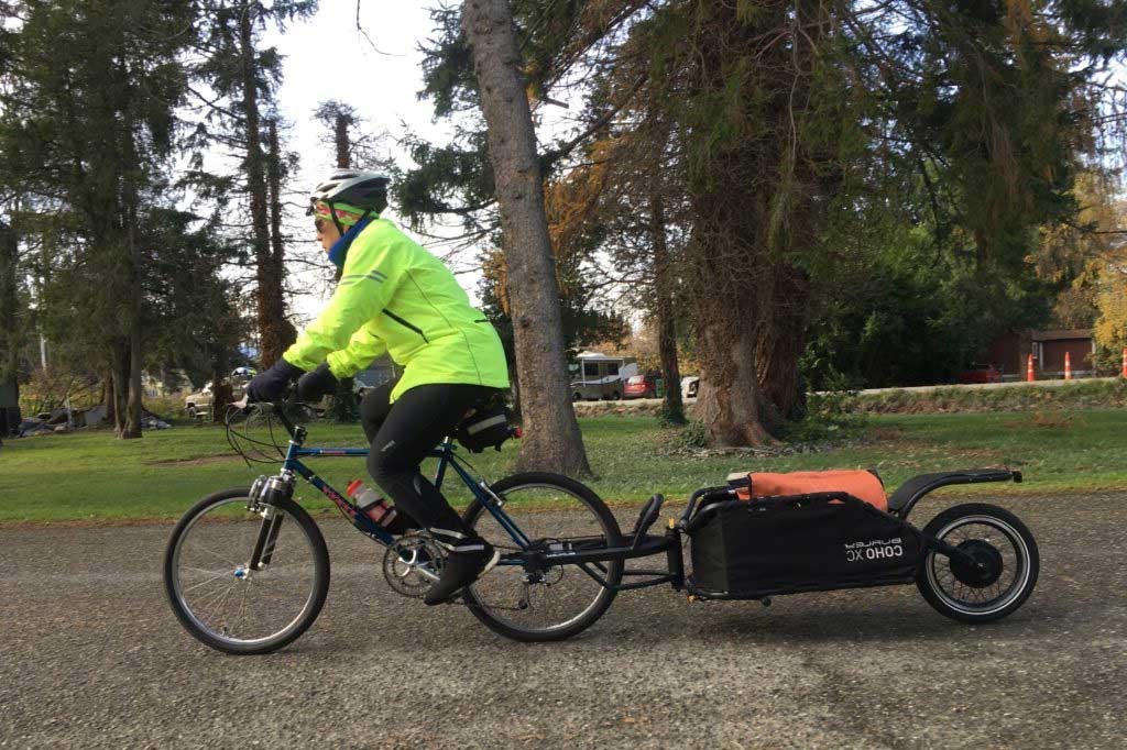 Towing Trailers with Electric Bike